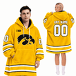 Iowa Hawkeyes | Football Unisex Blanket Hoodie BH85632