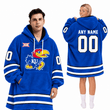 Kansas Jayhawks | Football Unisex Blanket Hoodie BH85632