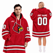 Louisville Cardinals | Football Unisex Blanket Hoodie BH85632