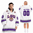 LSU TIGERS | Football Unisex Blanket Hoodie BH85632