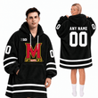 Maryland Terrapins | Football Unisex Blanket Hoodie BH85632