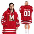 Maryland Terrapins | Football Unisex Blanket Hoodie BH85632