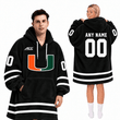 Miami Hurricanes | Football Unisex Blanket Hoodie BH85632