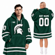 Michigan State Spartans | Football Unisex Blanket Hoodie BH85632