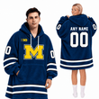 Michigan Wolverines | Football Unisex Blanket Hoodie BH85632