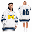 Michigan Wolverines | Football Unisex Blanket Hoodie BH85632