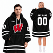Wisconsin Badgers | Football Unisex Blanket Hoodie BH85632