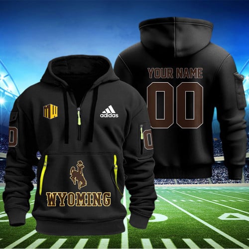 Wyoming Cowboys | Football Quarter Zip Hoodie 2024