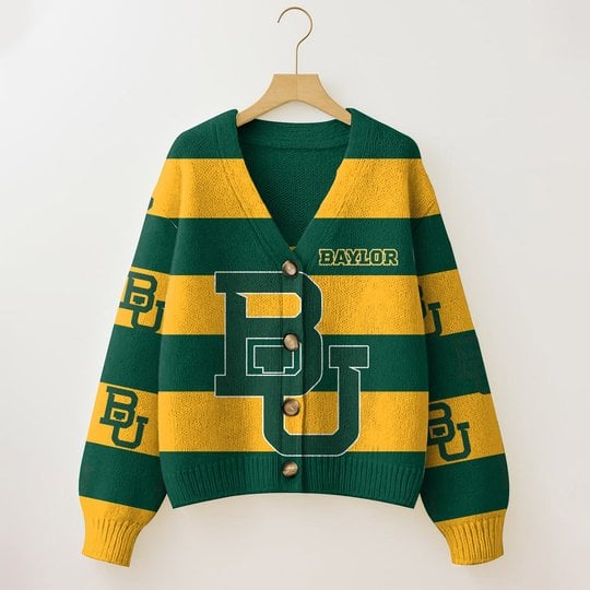 Baylor Bears | Unisex V-neck Knitted Fleece k77225
