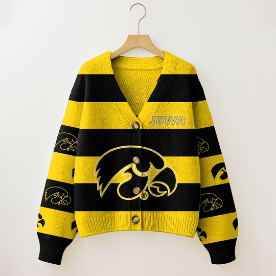 Iowa Hawkeyes | Unisex V-neck Knitted Fleece k77225