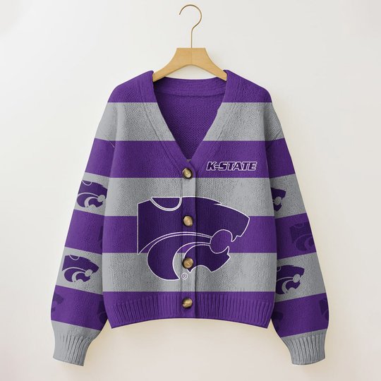 Kansas State Wildcats | Unisex V-neck Knitted Fleece k77225