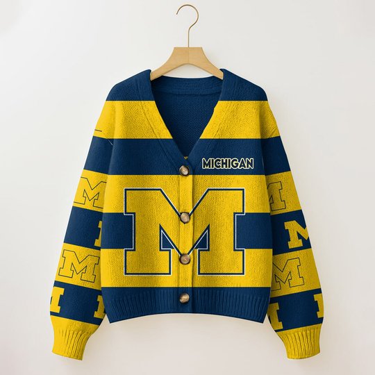 Michigan Wolverines | Unisex V-neck Knitted Fleece k77225