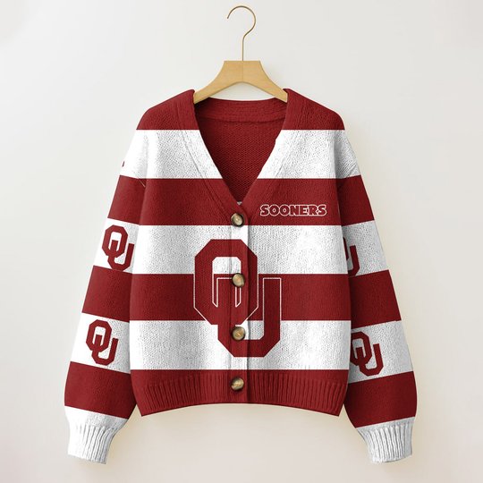 Oklahoma Sooners | Unisex V-neck Knitted Fleece k77225