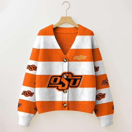 Oklahoma State Cowboys | Unisex V-neck Knitted Fleece k77225