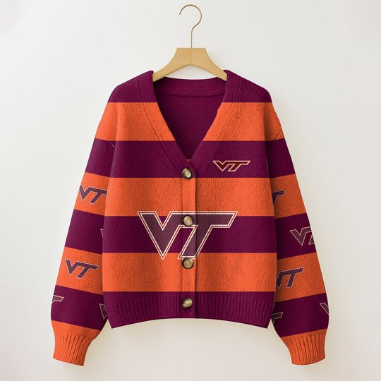 Virginia Tech Hokies | Unisex V-neck Knitted Fleece k77225