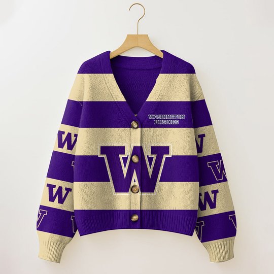 Washington Huskies | Unisex V-neck Knitted Fleece k77225