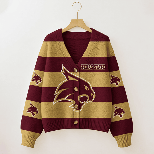 Texas State Bobcats | Unisex V-neck Knitted Fleece k77225
