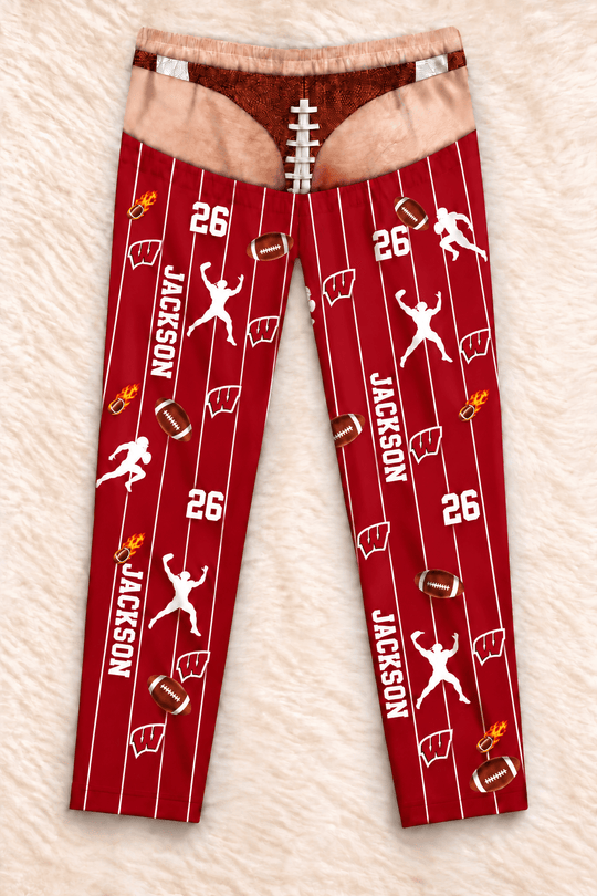 Wisconsin Badgers | Unisex Wide-Leg Pants K01508