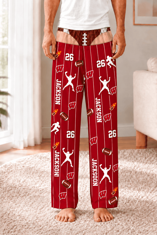Wisconsin Badgers | Unisex Wide-Leg Pants K01508