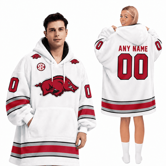 Arkansas Razorbacks | Football Unisex Blanket Hoodie BH85632