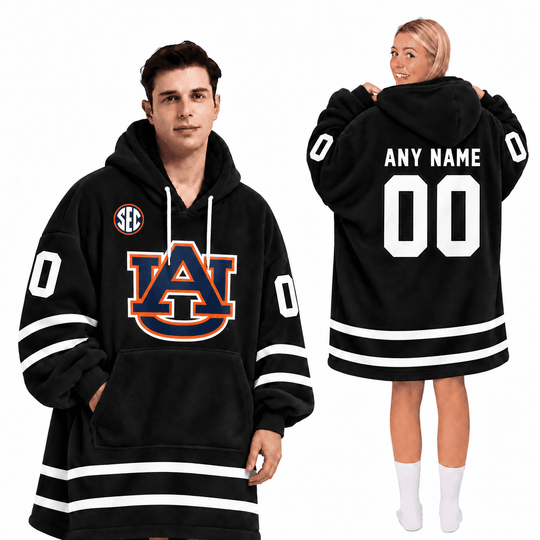 Auburn Tigers | Football Unisex Blanket Hoodie BH85632