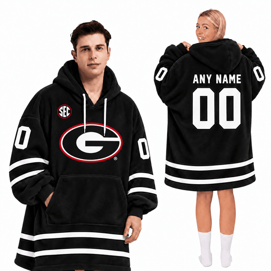 Georgia Bulldogs | Football Unisex Blanket Hoodie BH85632