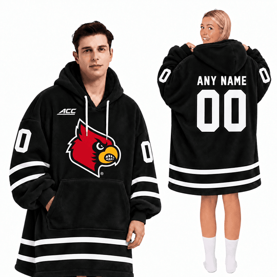 Louisville Cardinals | Football Unisex Blanket Hoodie BH85632