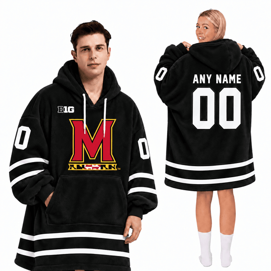 Maryland Terrapins | Football Unisex Blanket Hoodie BH85632