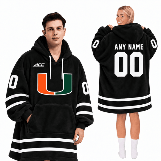 Miami Hurricanes | Football Unisex Blanket Hoodie BH85632
