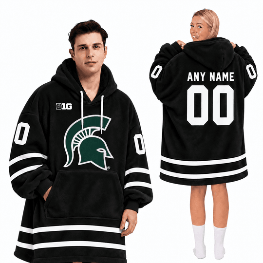 Michigan State Spartans | Football Unisex Blanket Hoodie BH85632
