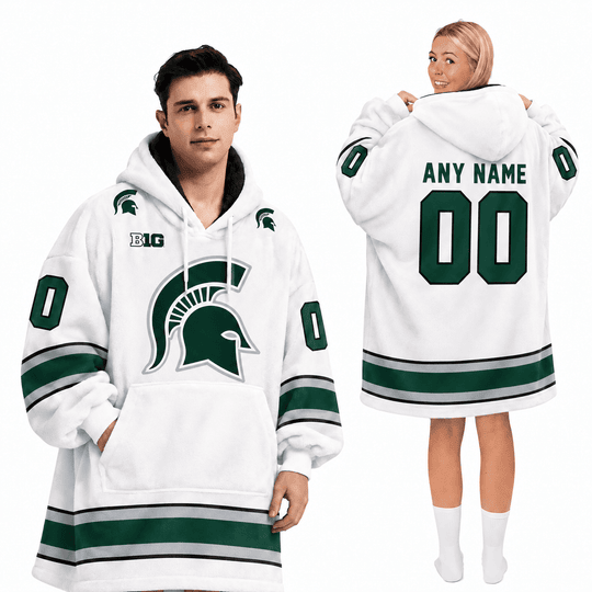 Michigan State Spartans | Football Unisex Blanket Hoodie BH85632