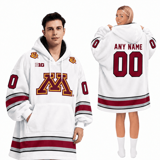 Minnesota Golden Gophers | Football Unisex Blanket Hoodie BH85632