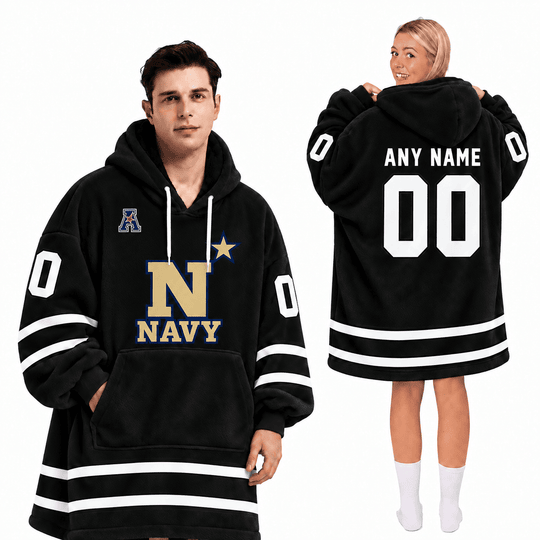 Navy Midshipmen | Football Unisex Blanket Hoodie BH85632