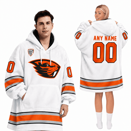 Oregon State Beavers | Football Unisex Blanket Hoodie BH85632