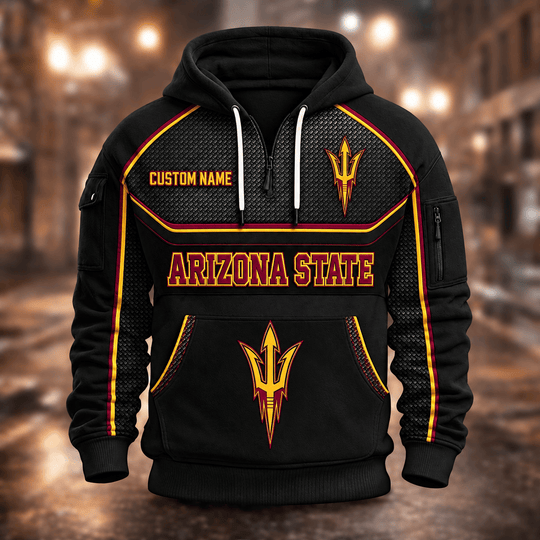 Arizona State Sun Devils | Football Quarter Zip Hoodie K53395