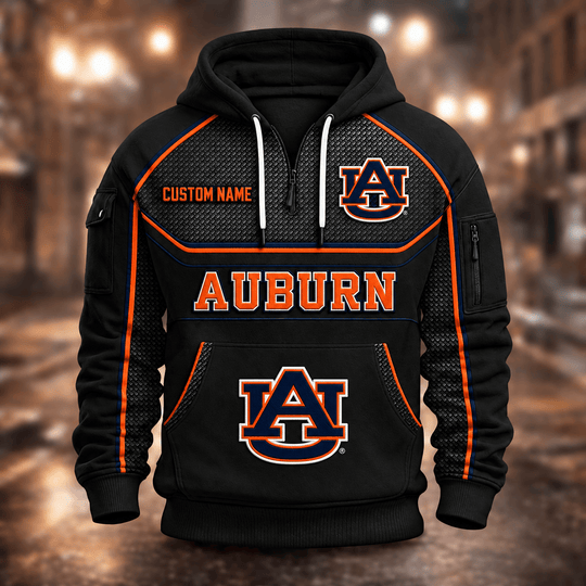 Auburn Tigers | Football Quarter Zip Hoodie K53395