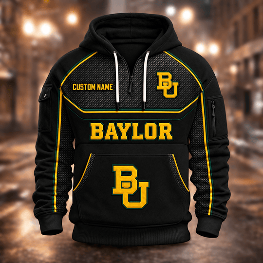 Baylor Bears | Football Quarter Zip Hoodie K53395
