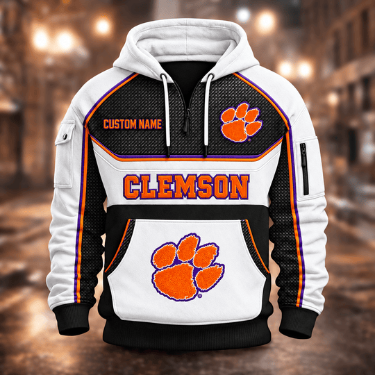 Clemson Tigers | Football Quarter Zip Hoodie K53395