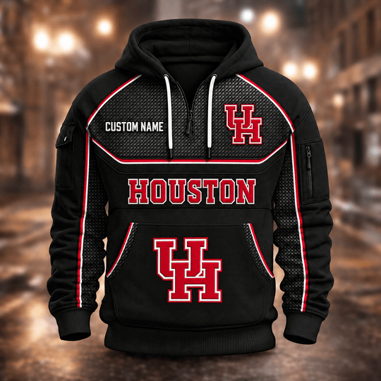 Houston Cougars | Football Quarter Zip Hoodie K53395