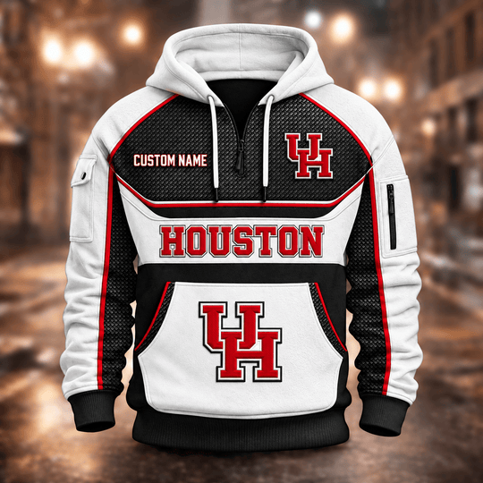 Houston Cougars | Football Quarter Zip Hoodie K53395