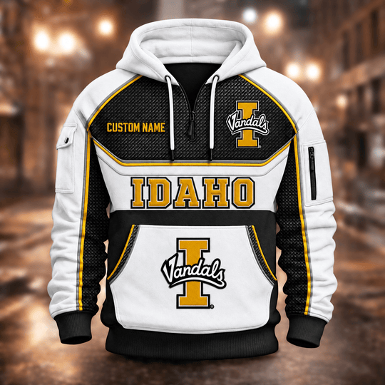 Idaho Vandals | Football Quarter Zip Hoodie K53395