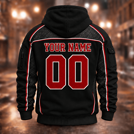 Indiana Hoosiers | Football Quarter Zip Hoodie K53395