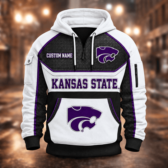 Kansas State Wildcats | Football Quarter Zip Hoodie K53395