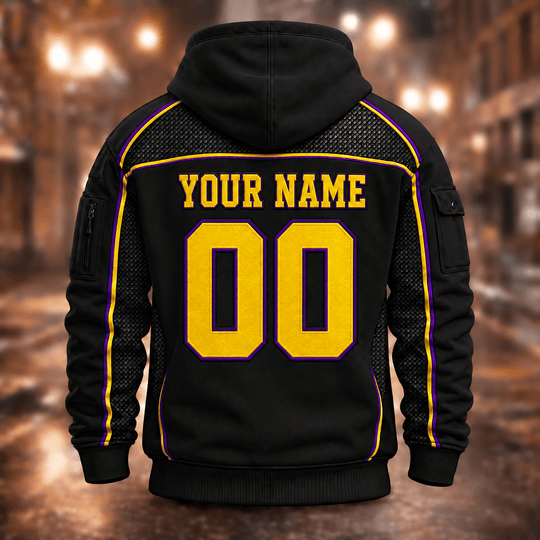 LSU TIGERS | Football Quarter Zip Hoodie K53395