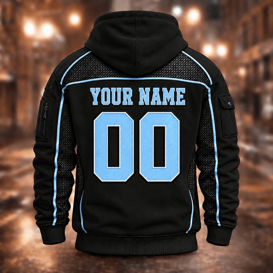 North Carolina Tar Heels | Football Quarter Zip Hoodie K53395