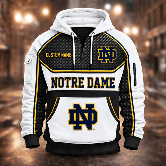 Notre Dame Fighting Irish | Football Quarter Zip Hoodie K53395