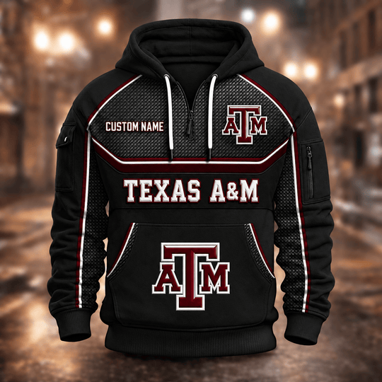 Texas A&M Aggies | Football Quarter Zip Hoodie K53395