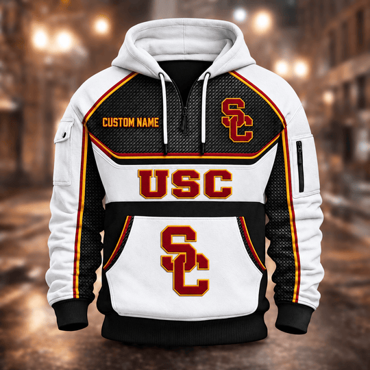 USC Trojans | Football Quarter Zip Hoodie K53395