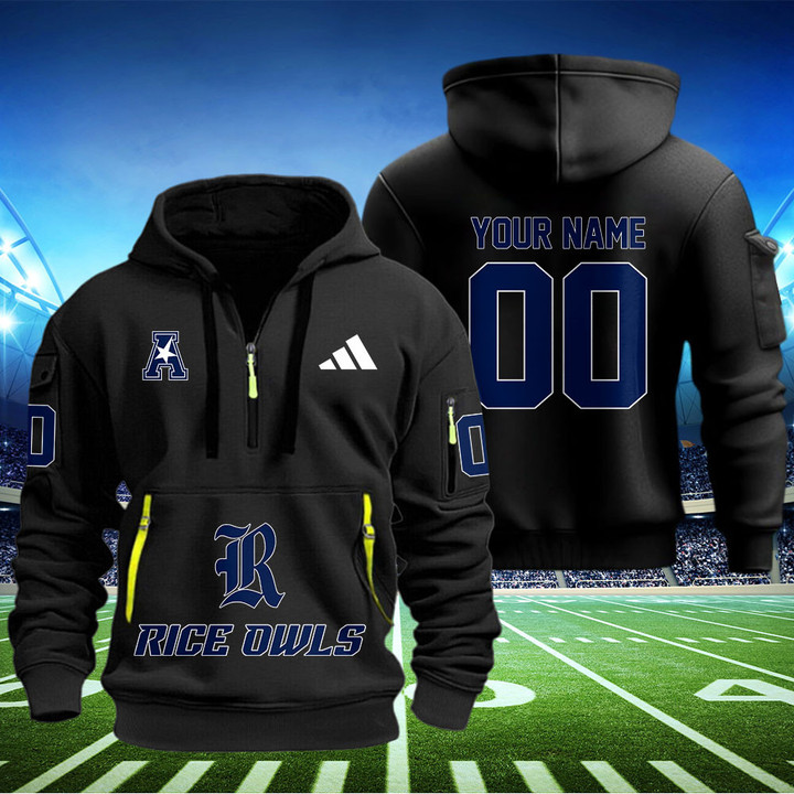 Rice Owls | Football Quarter Zip Hoodie 2024