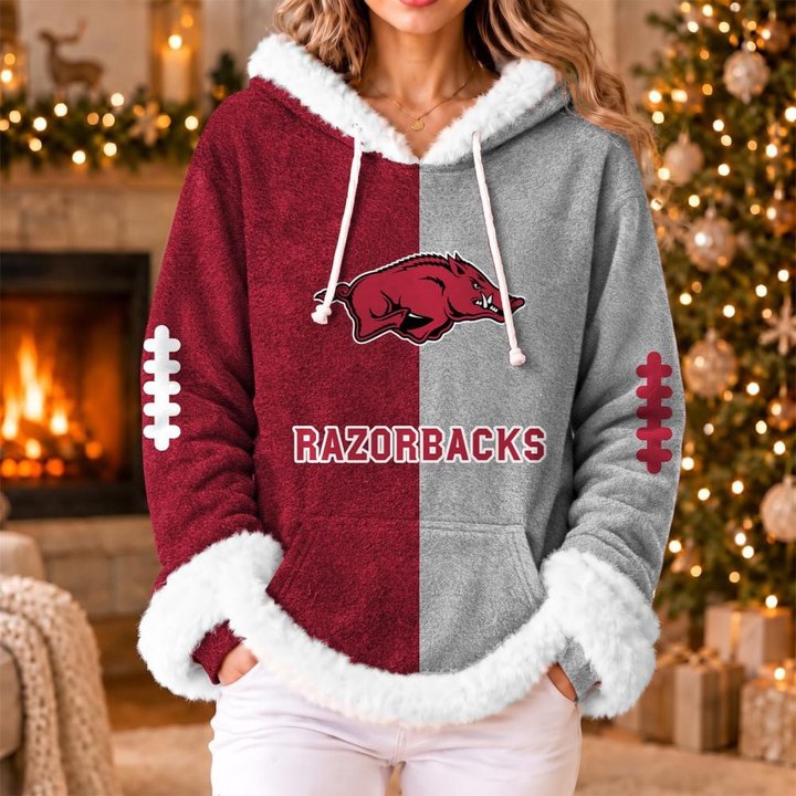 Arkansas Razorbacks | Women's Fleece Football Hoodie K77885